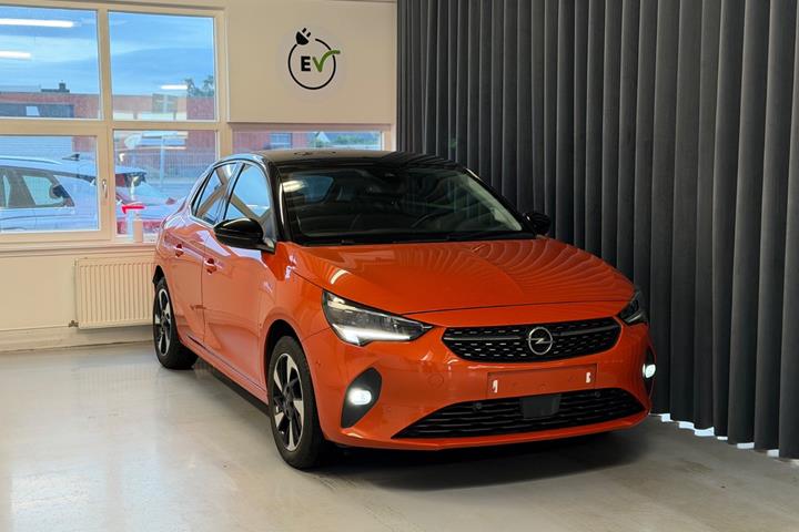 Orange Opel Corsa-e fra 2022