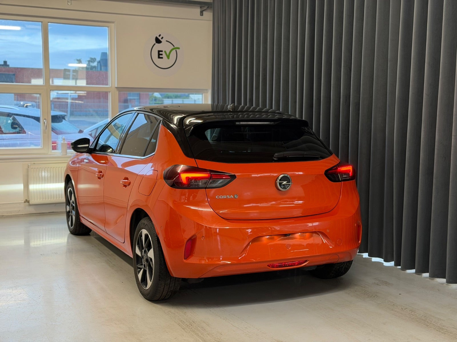 Orange Opel Corsa-e fra 2022
