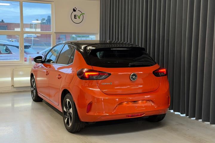 Orange Opel Corsa-e fra 2022