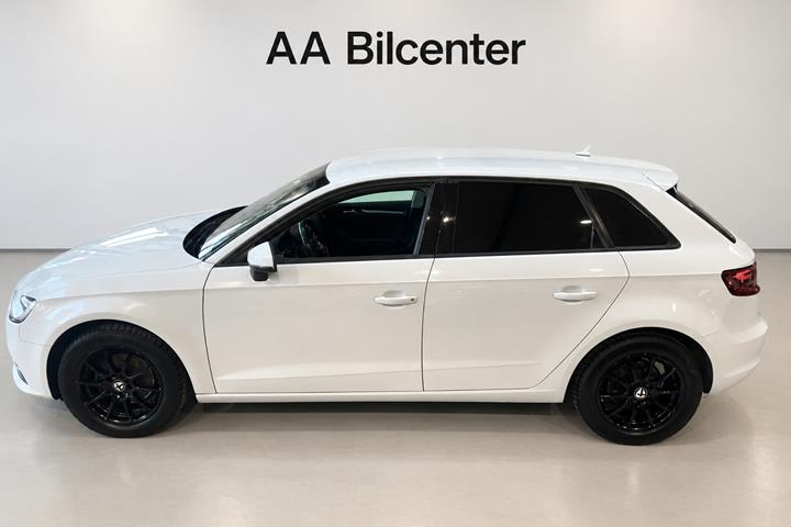 Hvid Audi A3 fra 2013