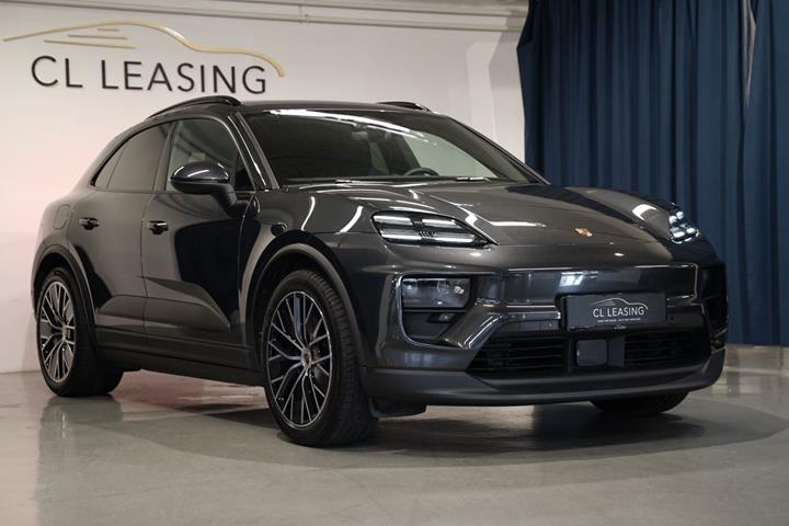 Grå Porsche Macan 4 fra 2024