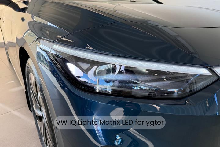 Blå VW ID.7 fra 2025