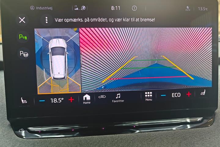 Sort Skoda Enyaq fra 2023