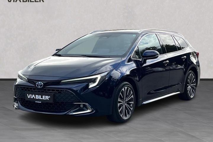 Blå Toyota Corolla fra 2024
