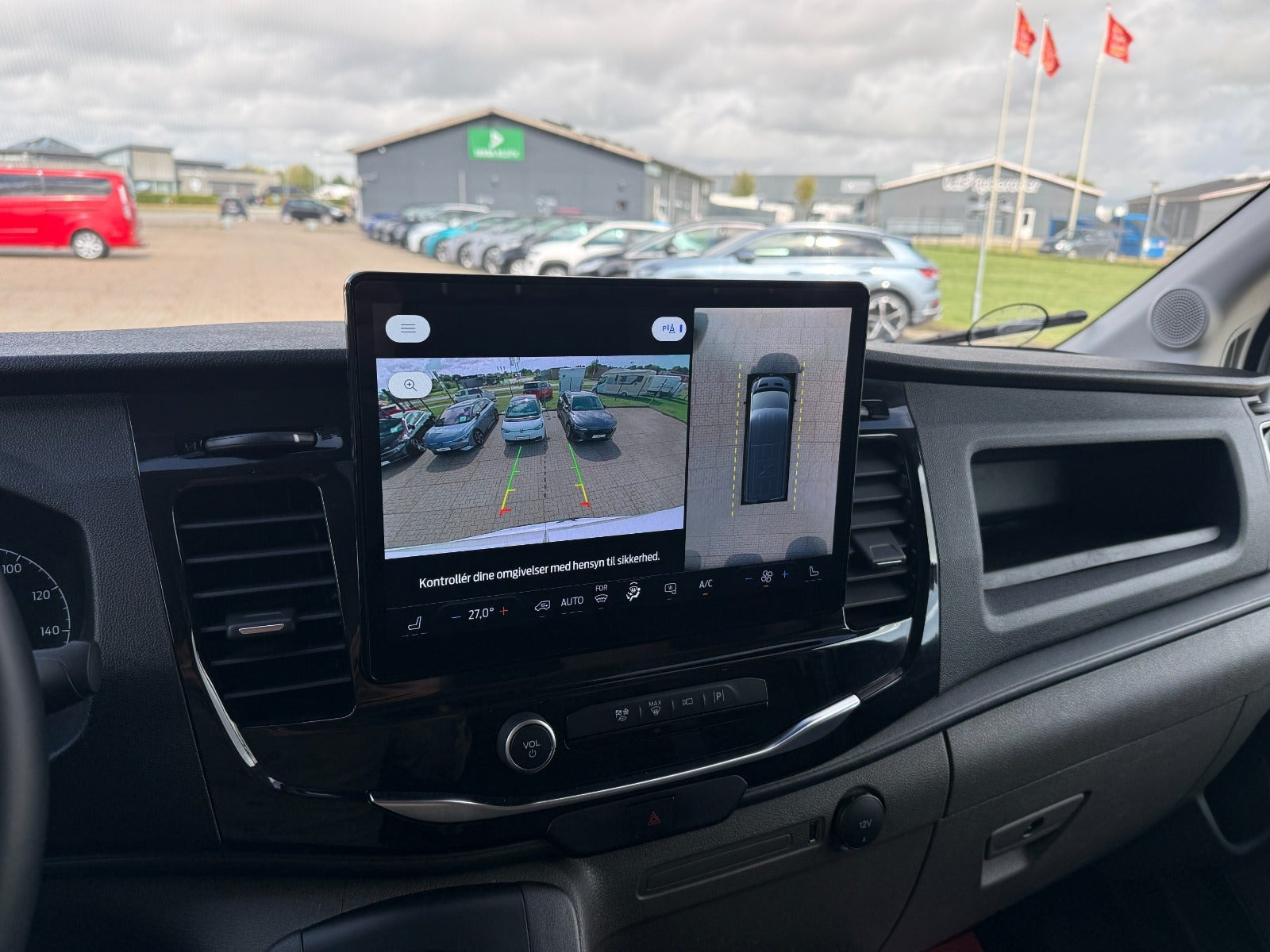 Hvid Ford E-Transit 350 L3 Van fra 2023