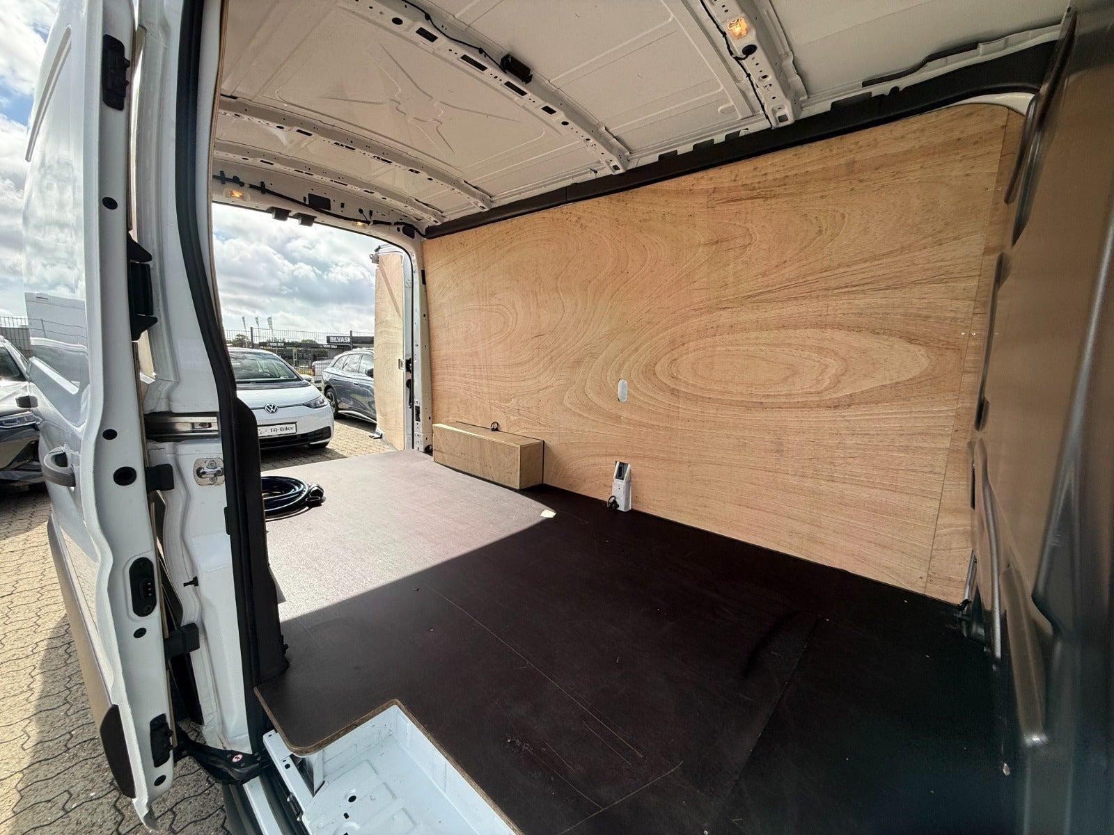 Hvid Ford E-Transit 350 L3 Van fra 2023