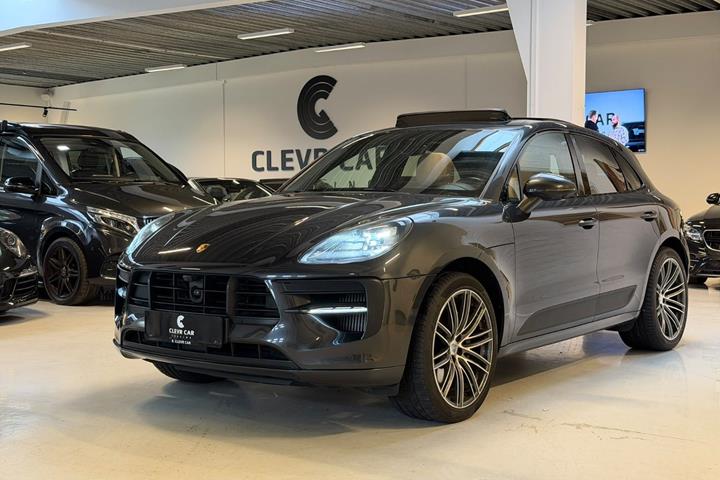 Grå Porsche Macan S fra 2020