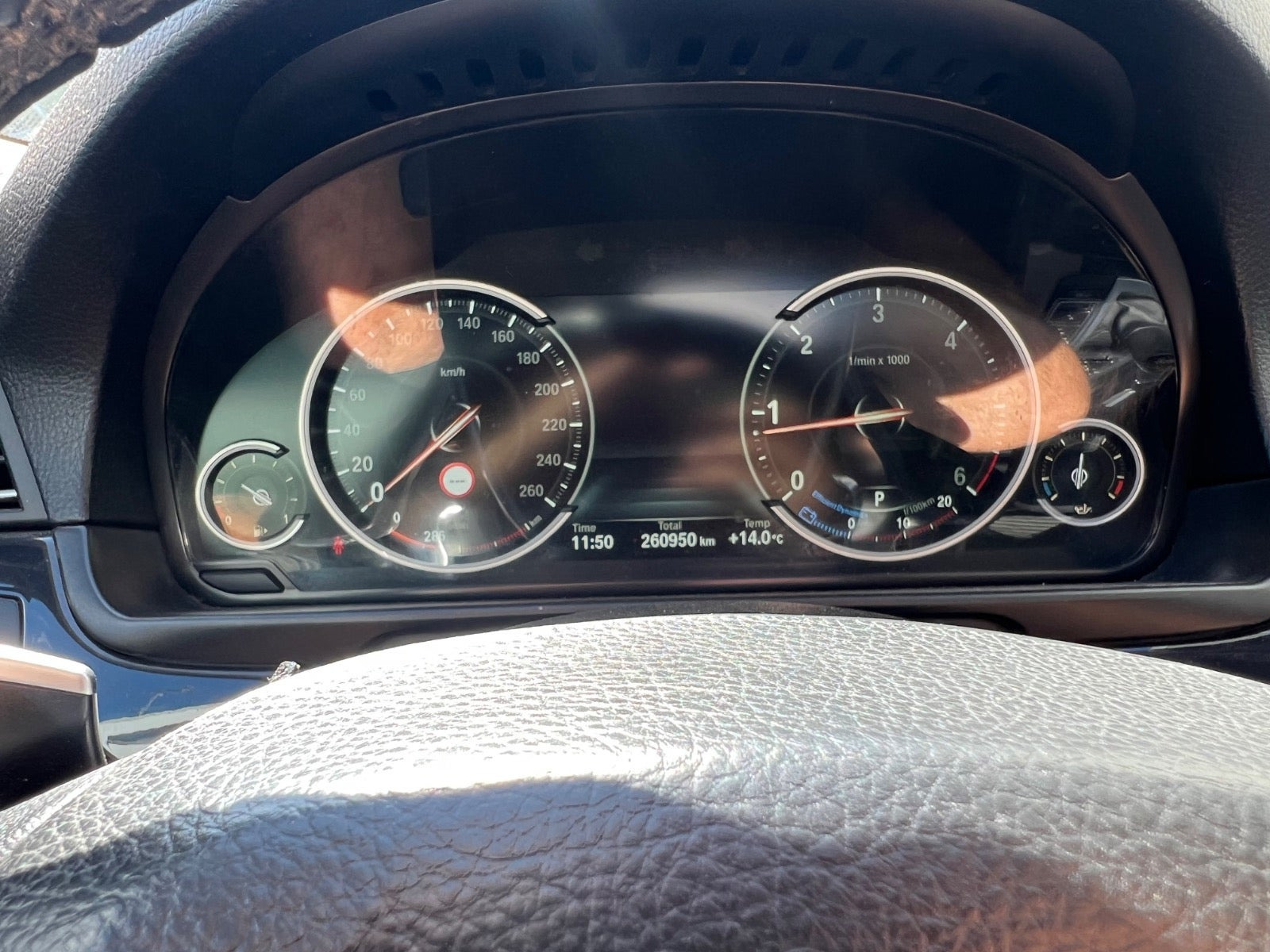 Sort BMW 525d fra 2013