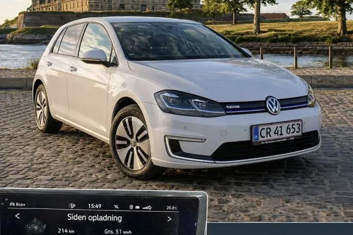 Hvid VW Golf fra 2017