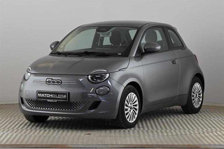 Grå Fiat 500e fra 2023