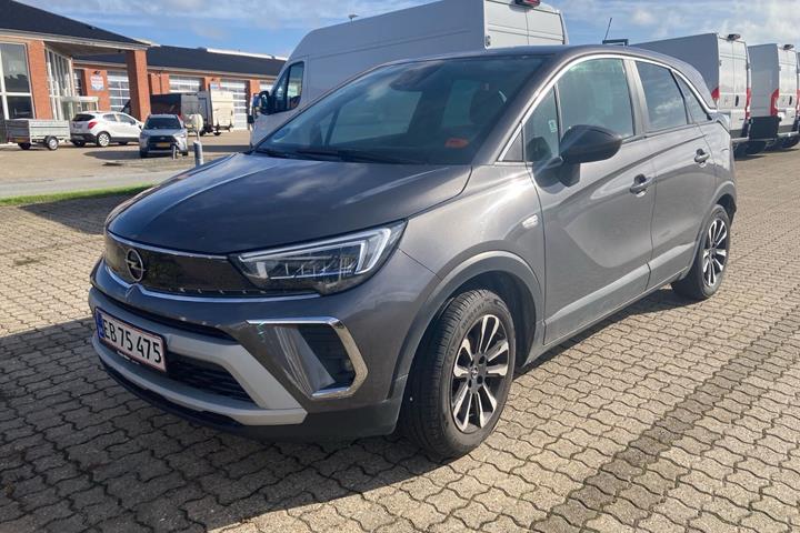 Grå Opel Crossland fra 2021