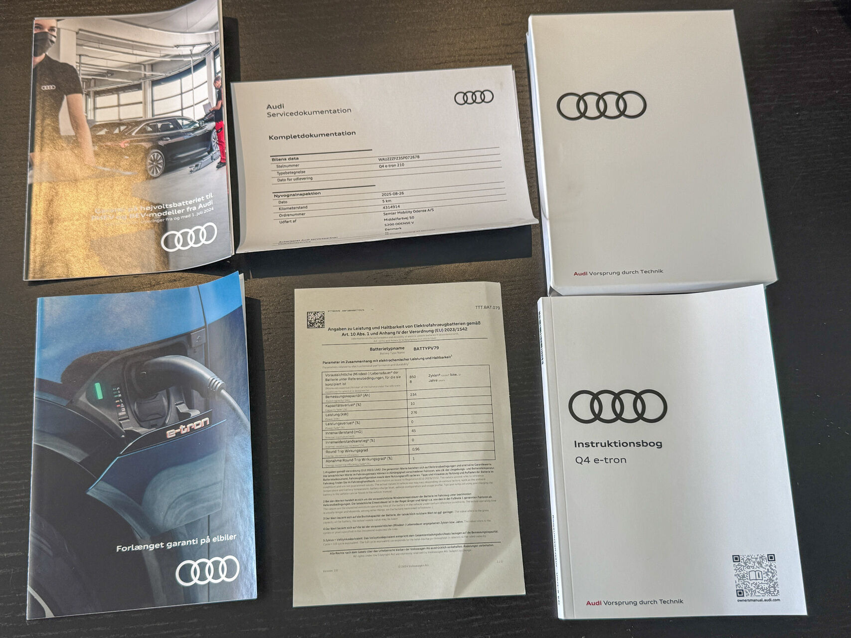 Sort Audi Q4 fra 2025