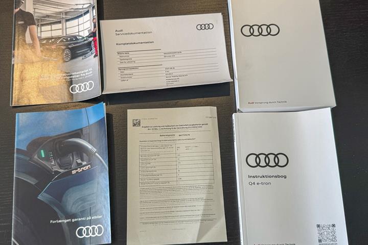 Sort Audi Q4 fra 2025
