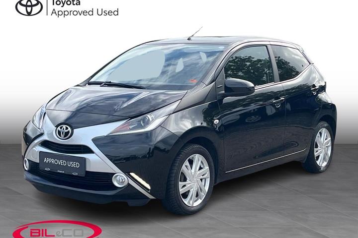 Sort Toyota Aygo fra 2017