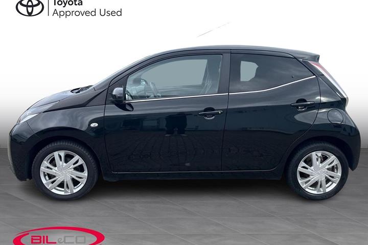 Sort Toyota Aygo fra 2017