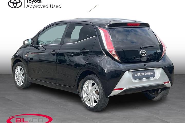 Sort Toyota Aygo fra 2017