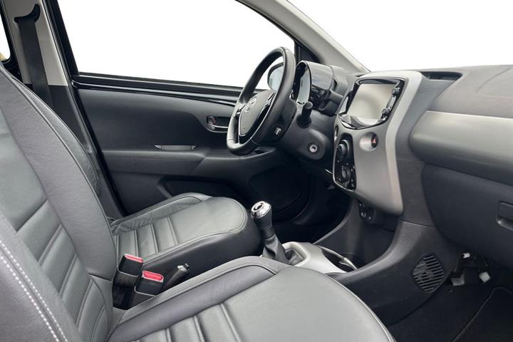 Sort Toyota Aygo fra 2017