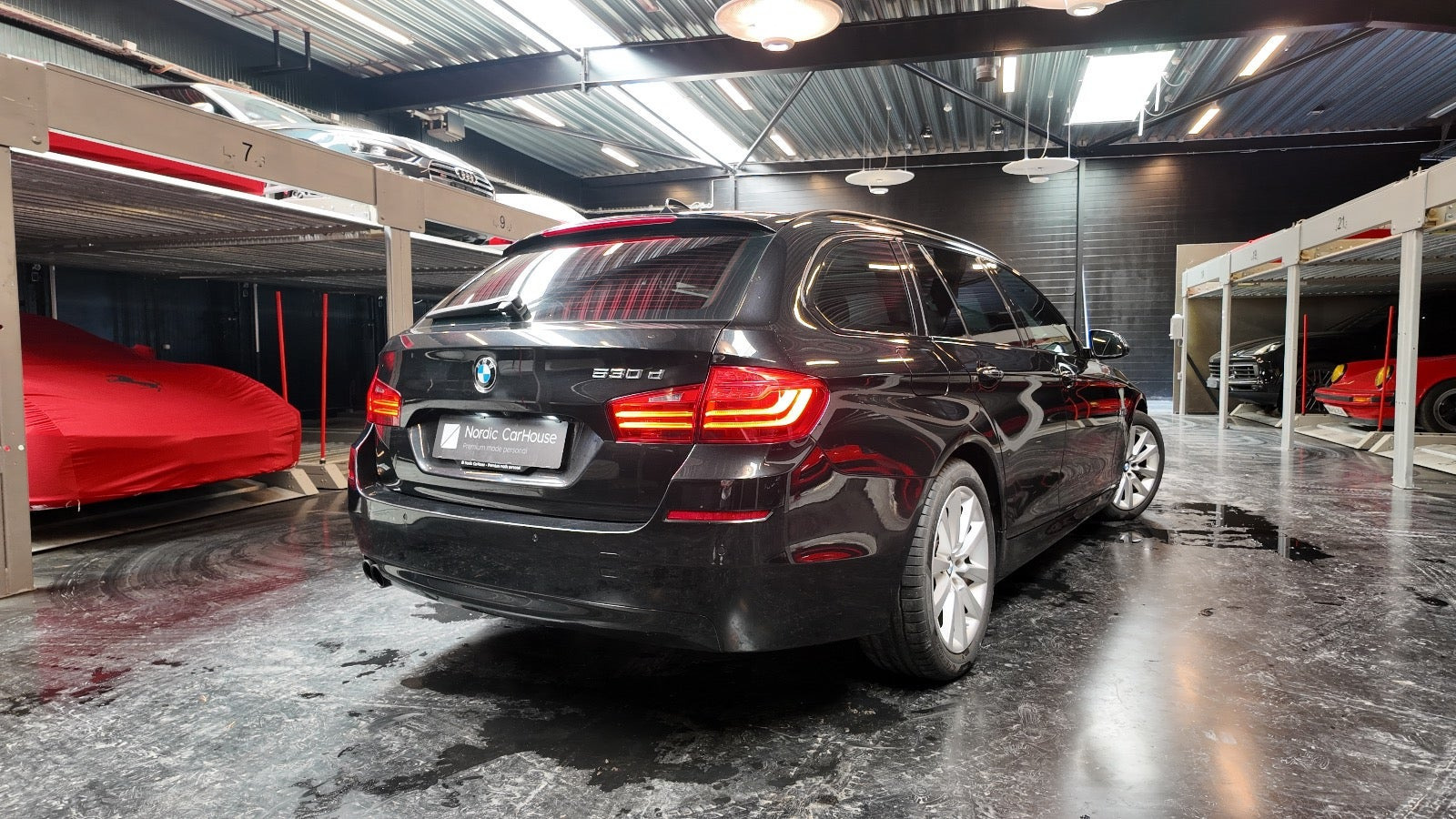 Sort BMW 530d fra 2016