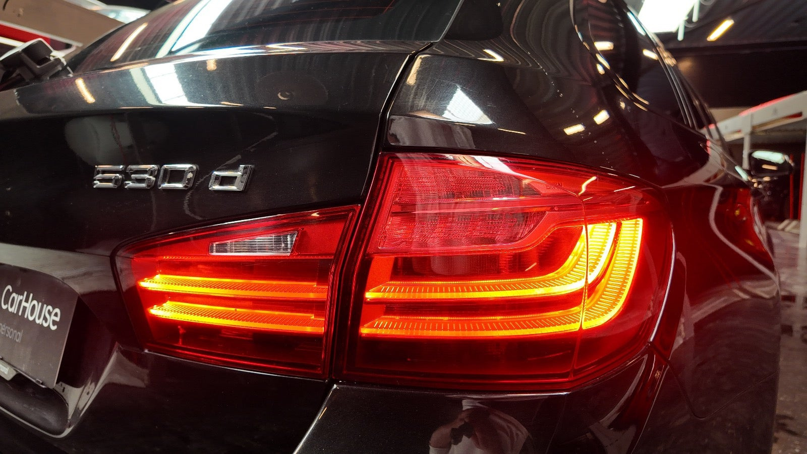 Sort BMW 530d fra 2016