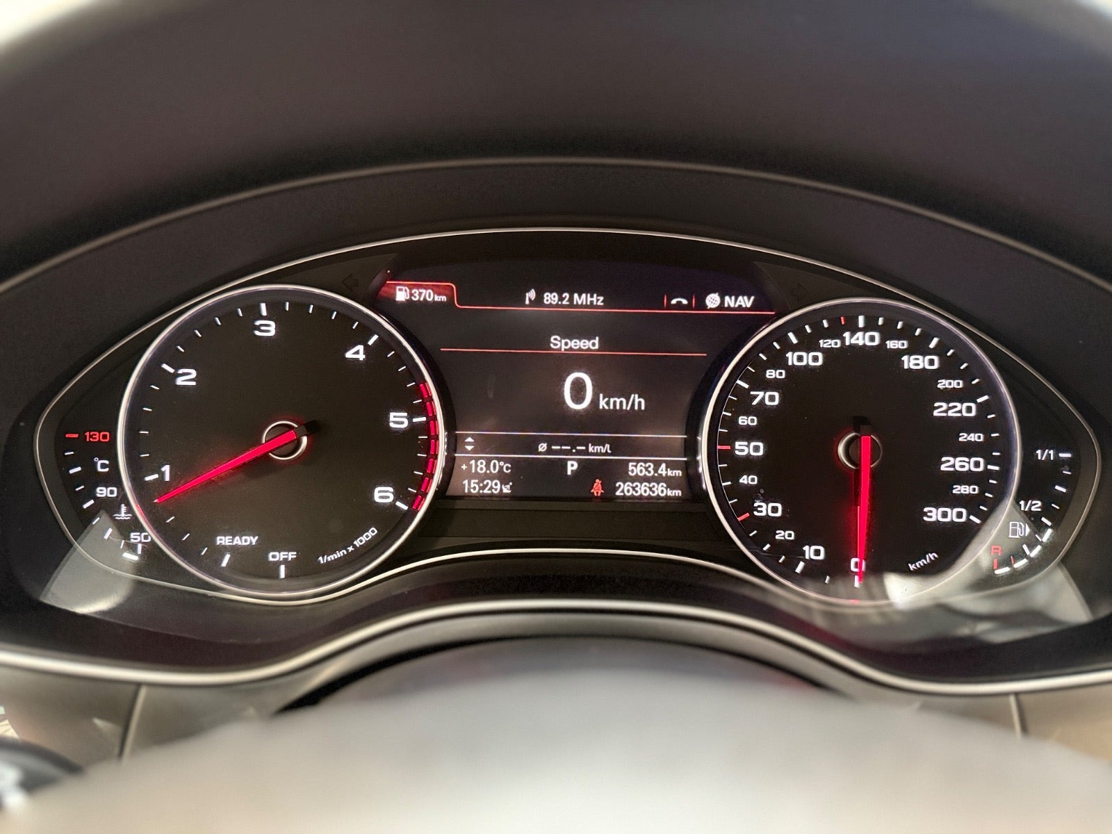 Sort Audi A6 fra 2017