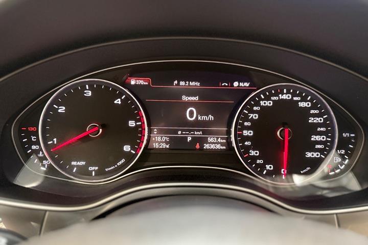 Sort Audi A6 fra 2017
