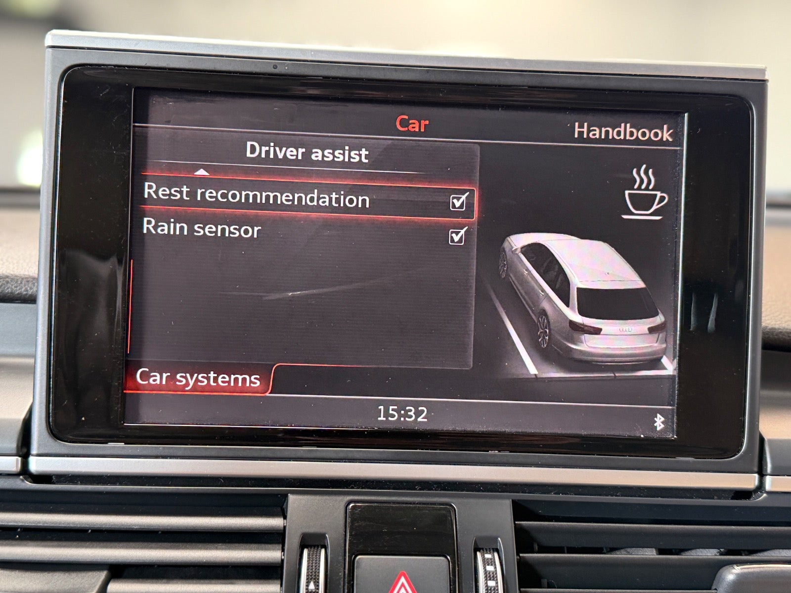 Sort Audi A6 fra 2017