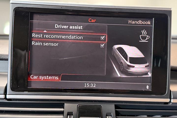 Sort Audi A6 fra 2017