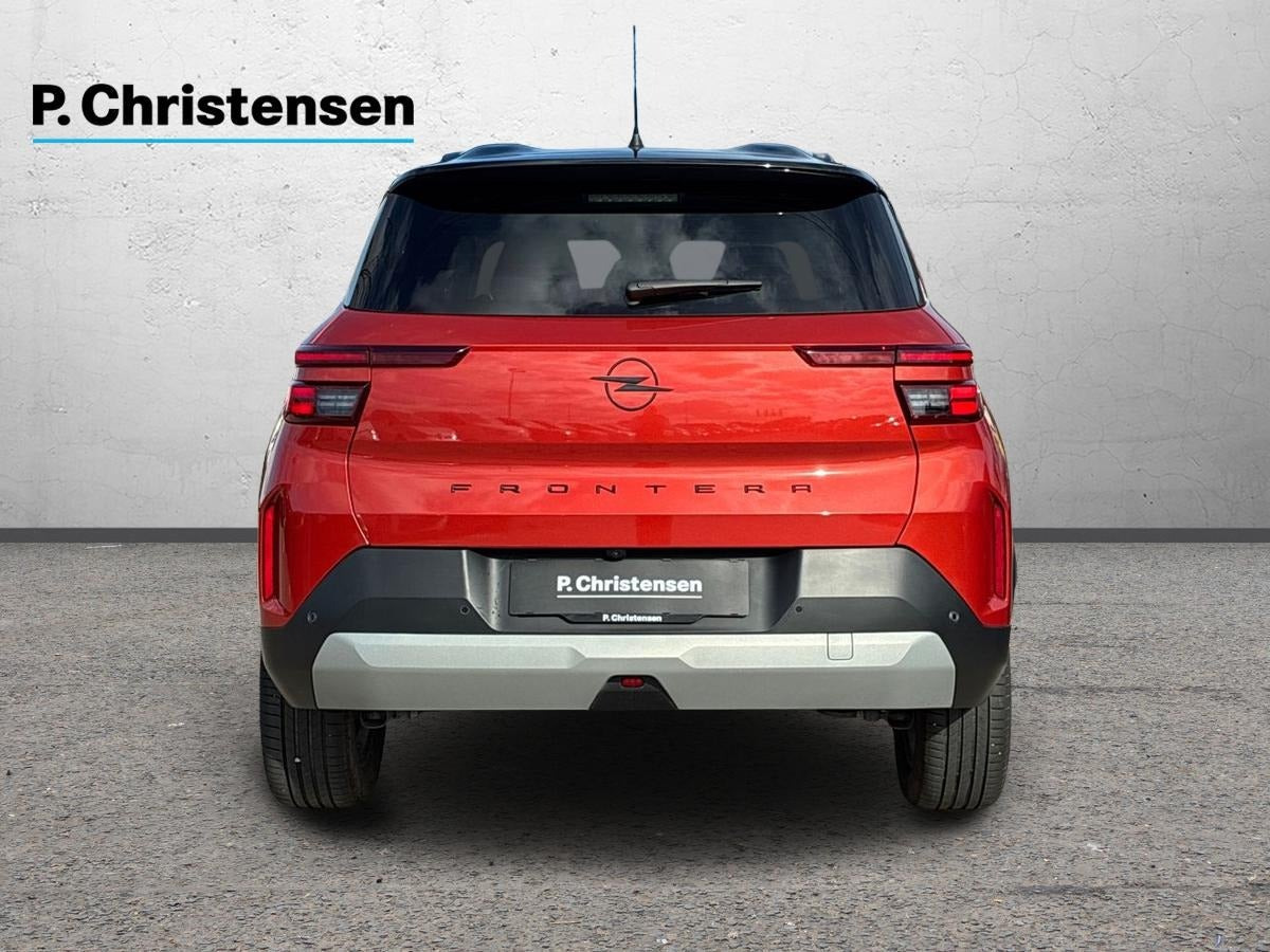 Orange Opel Frontera fra 2025