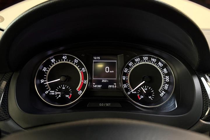 Hvid Skoda Rapid fra 2015