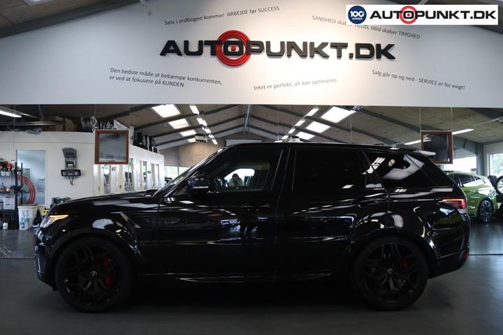Sort Land Rover Range Rover sport fra 2017