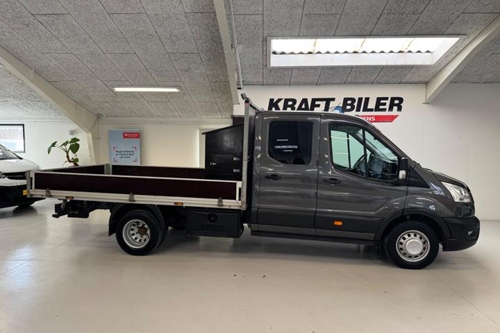 Grå Ford Transit 350 L4 Chassis fra 2020