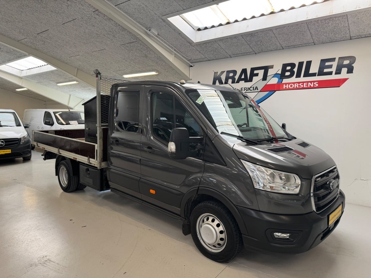 Grå Ford Transit 350 L4 Chassis fra 2020