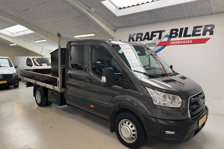 Grå Ford Transit 350 L4 Chassis fra 2020