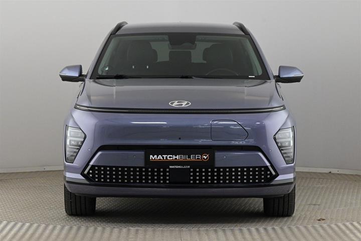Blå Hyundai Kona fra 2023