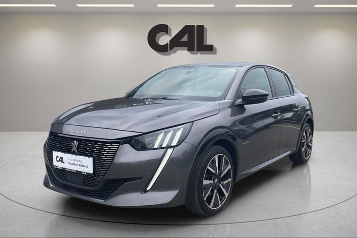 Grå Peugeot 208 fra 2020