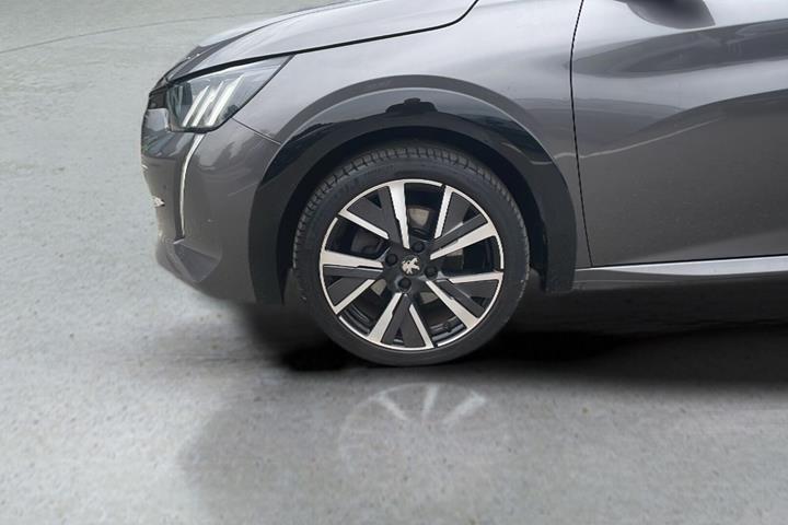 Grå Peugeot 208 fra 2020
