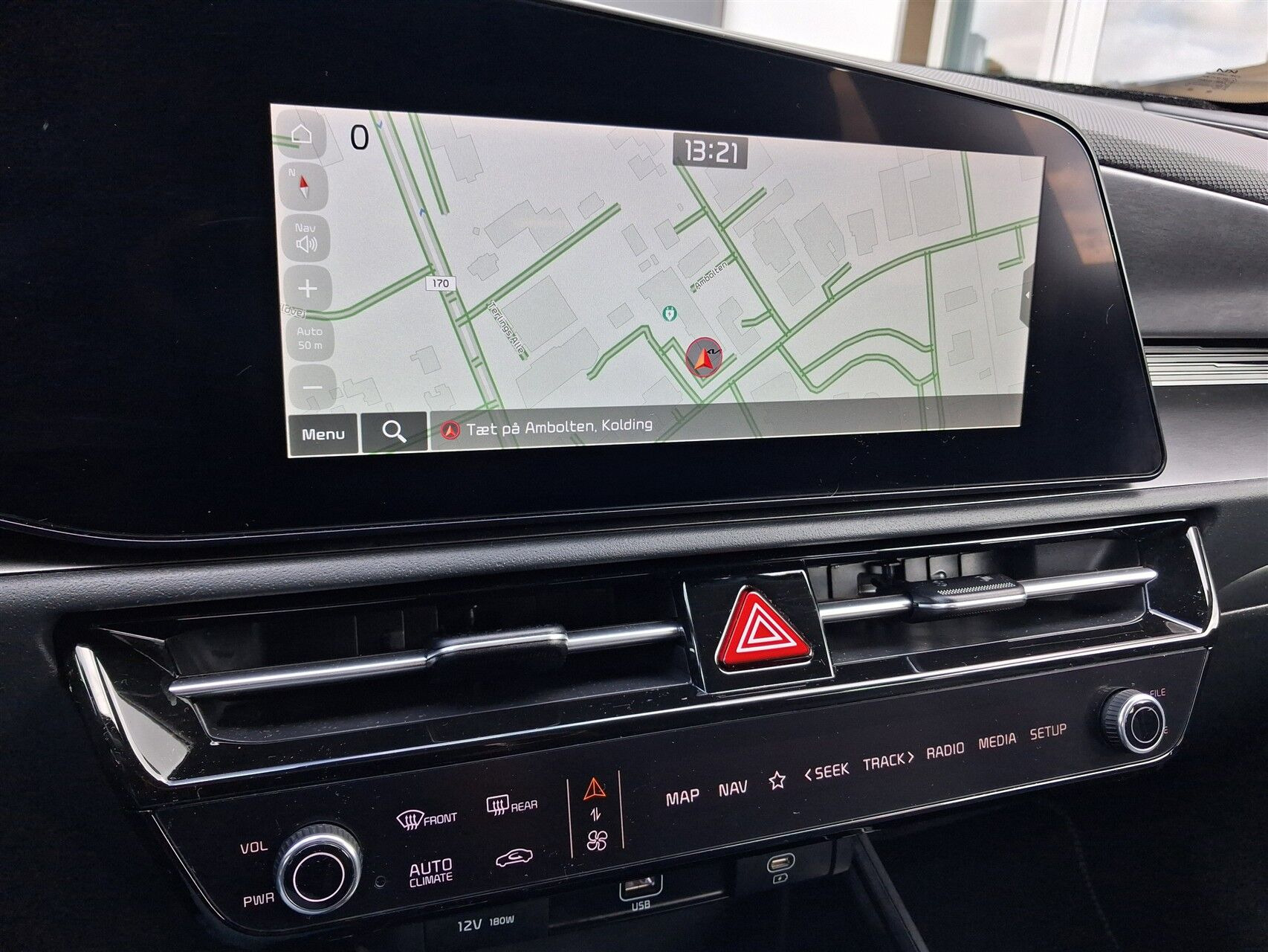 Blå Kia Niro EV fra 2024