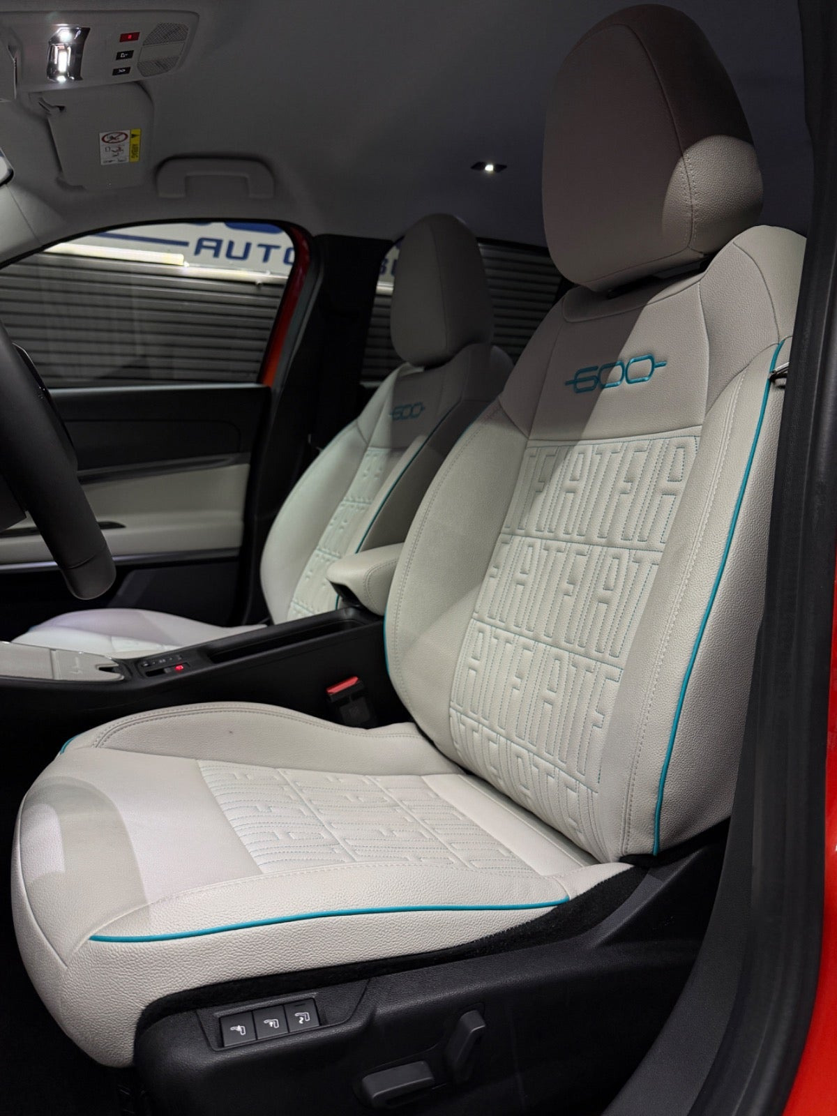 Orange Fiat 600e fra 2024