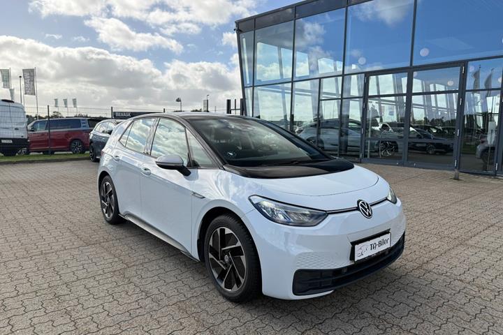 Hvid VW ID.3 fra 2020