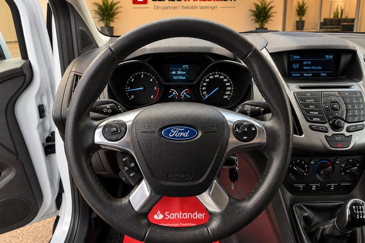Hvid Ford Transit Connect fra 2015