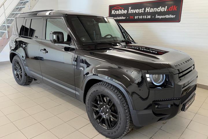 Sort Land Rover Defender 110 fra 2026