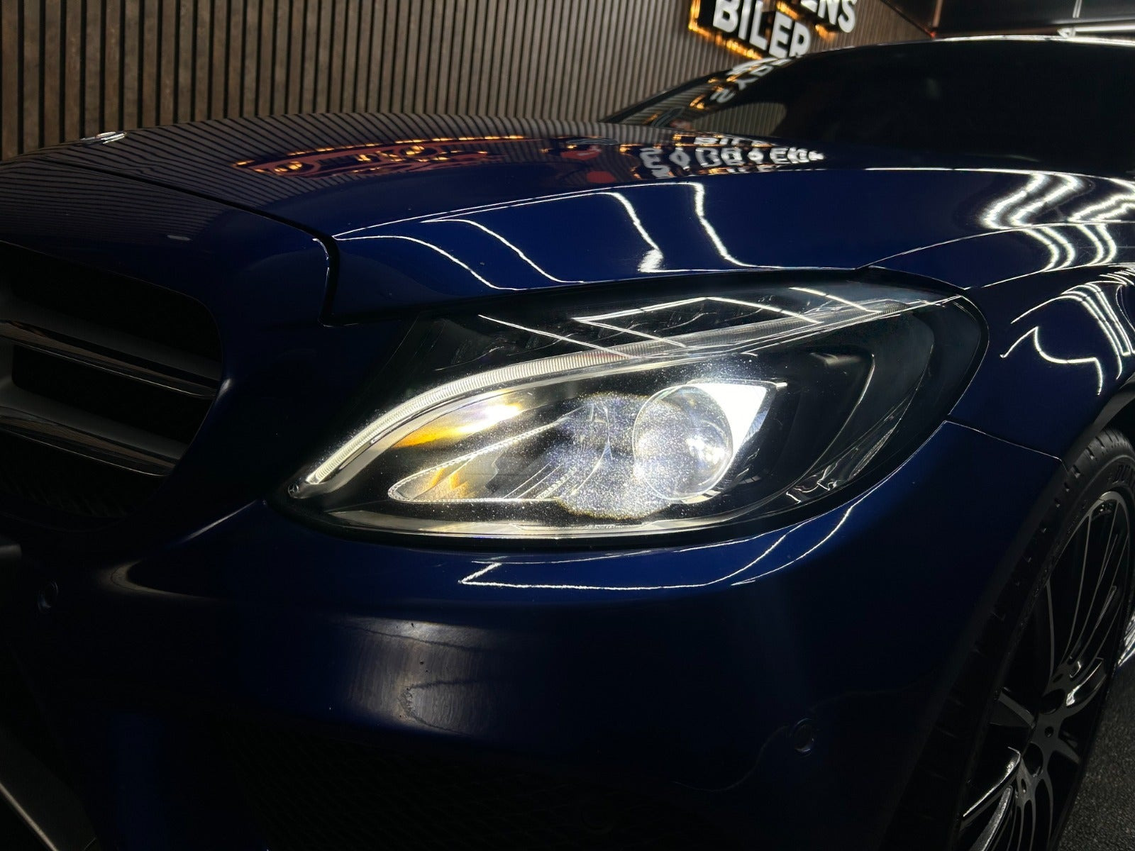 Sort Mercedes C220 d fra 2017