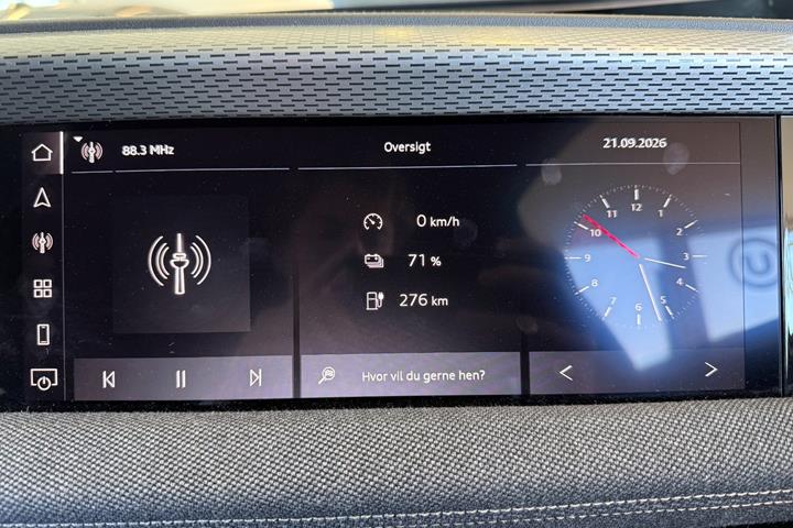Grå Audi A6 e-tron fra 2025