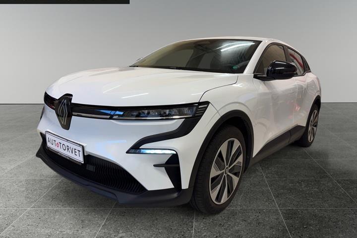 Hvid Renault Megane E-Tech fra 2022 set udefra