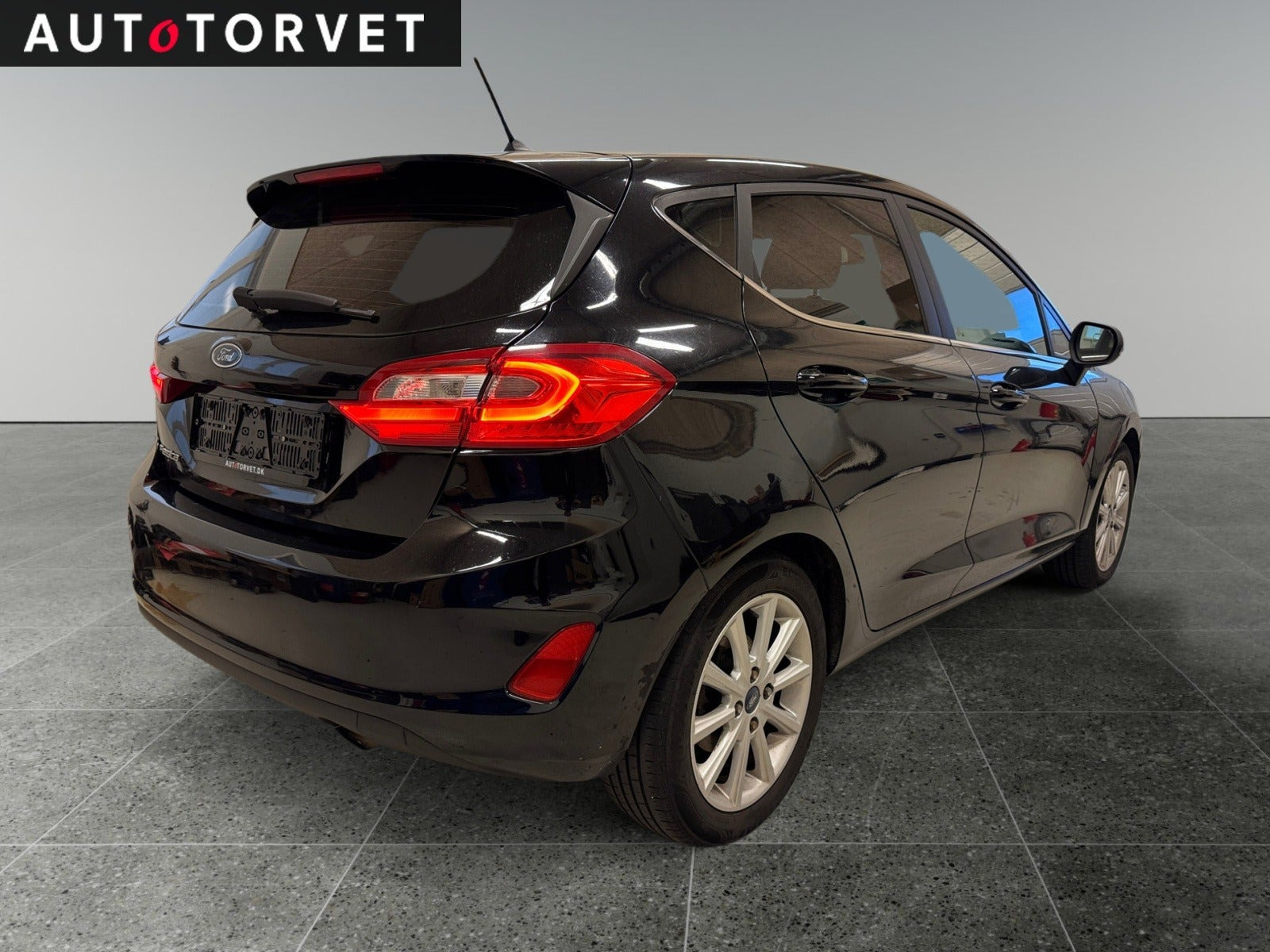Sort Ford Fiesta fra 2018