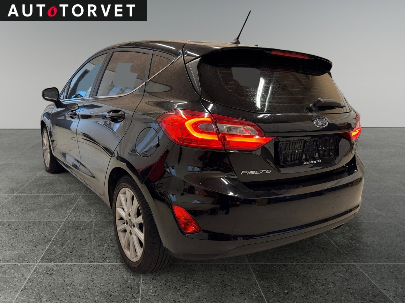 Sort Ford Fiesta fra 2018