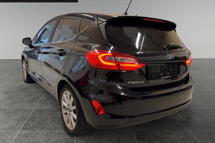 Sort Ford Fiesta fra 2018