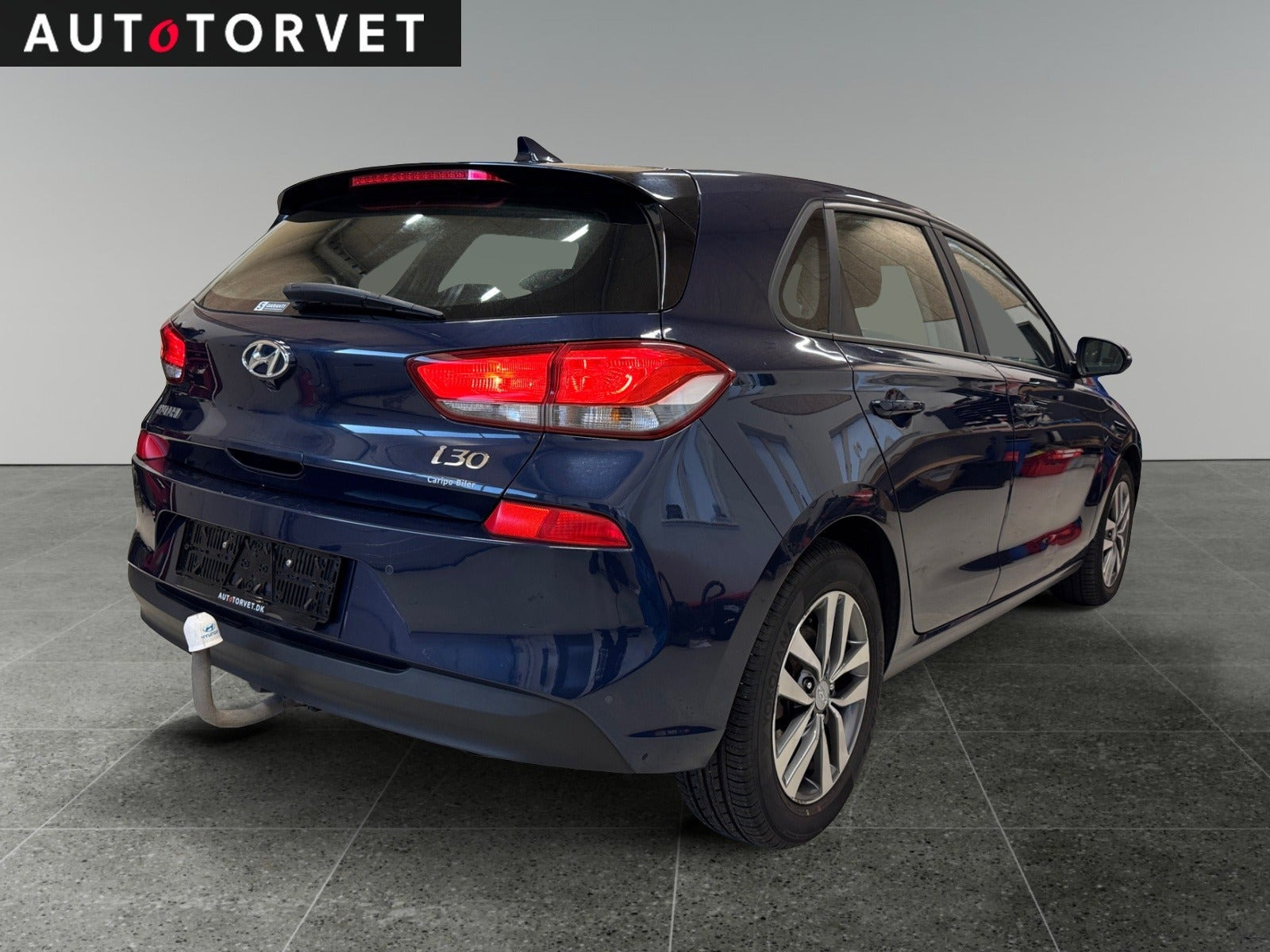 Blå Hyundai i30 fra 2019