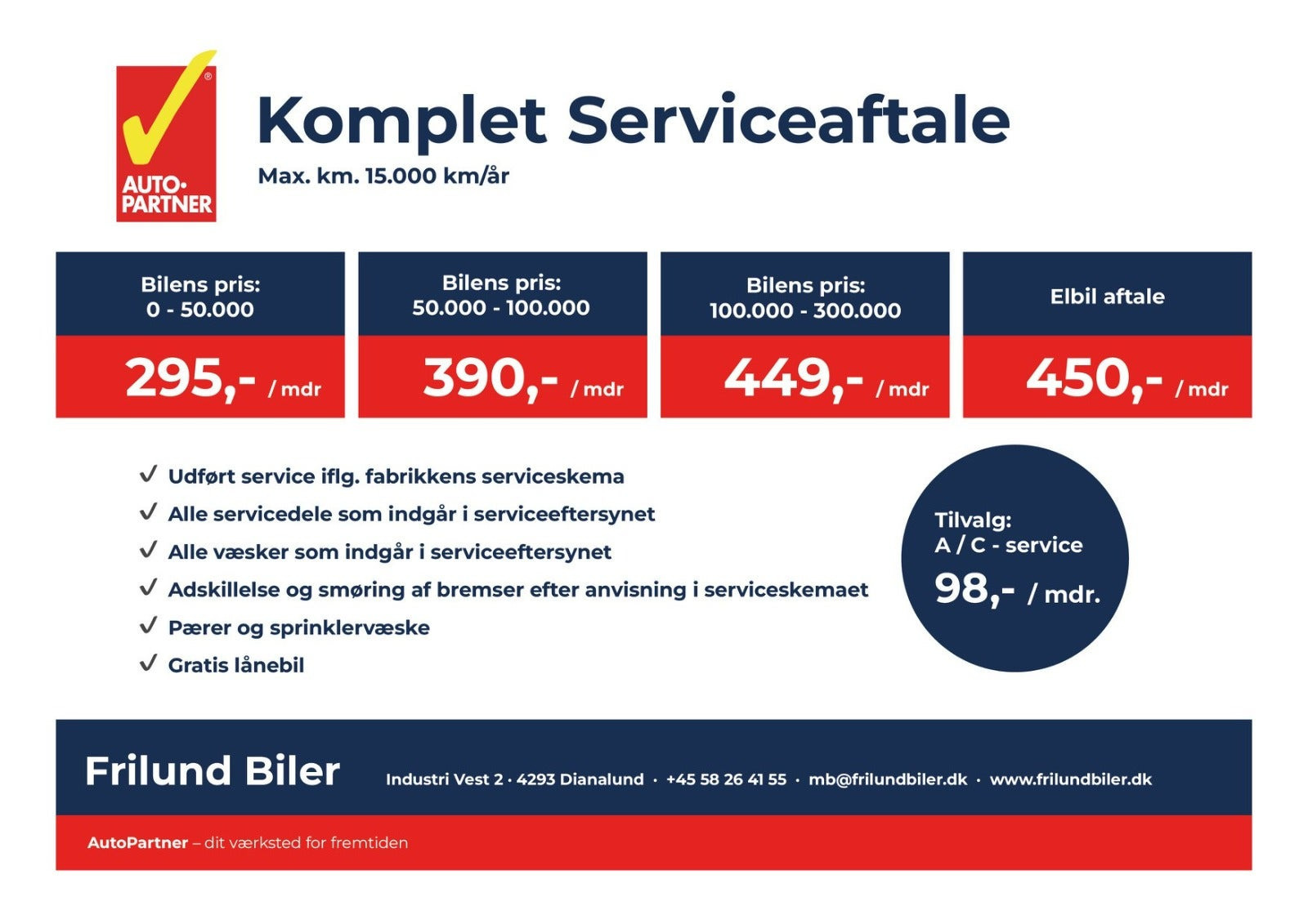 Hvid Fiat Panda fra 2015