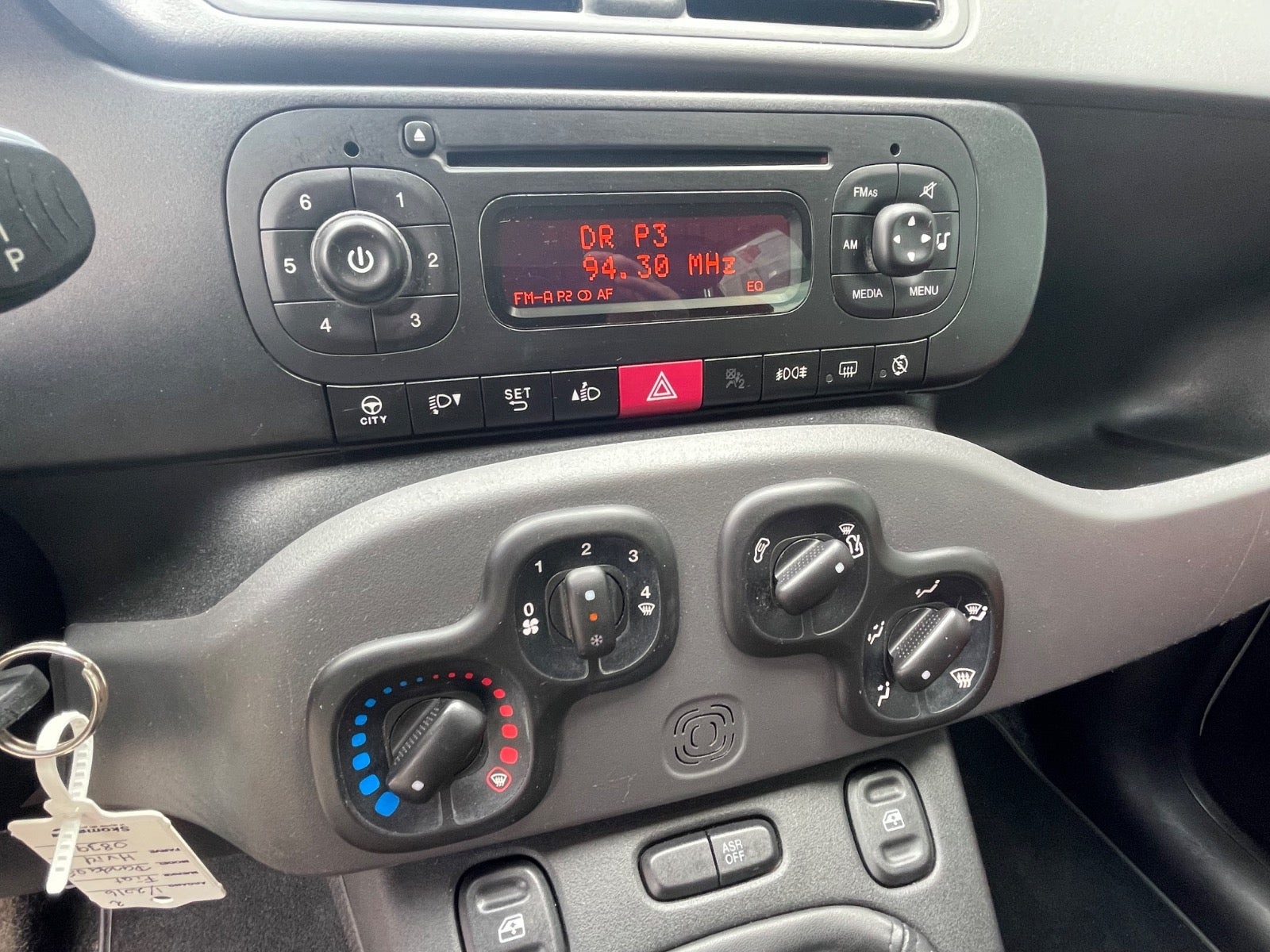 Hvid Fiat Panda fra 2015